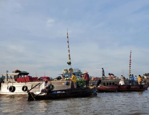 Mekong floating martket tour